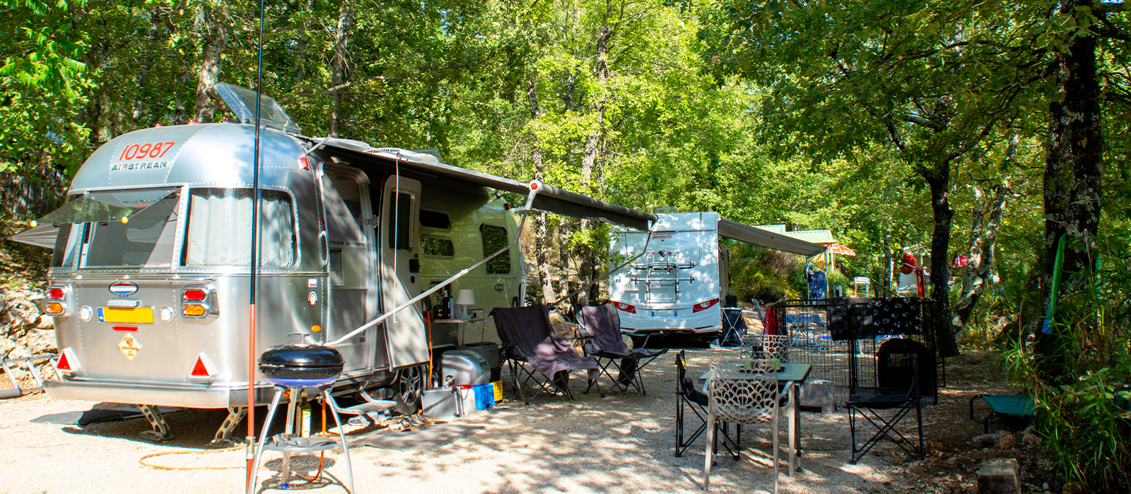 Camping car du camping la Tuquette
